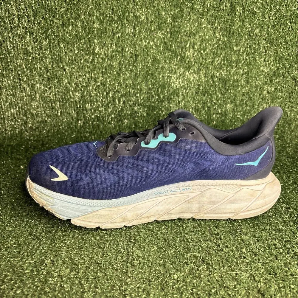 Hoka One One Arahi 6 Outer Space Men's Running Shoes Size 8.5 Blue‎ 1123194-OSBB
